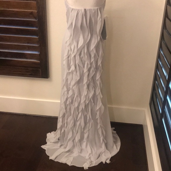 White by Vera Wang Gray/Silver bridesmaids gown - Picture 3 of 8